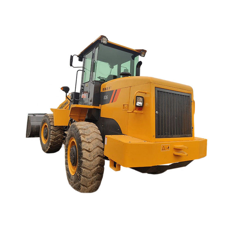 8000 kg LIUGONG 836 Cat Maquinaria de carga de extremo delantero cargadores usados para el motor cargadores de ruedas