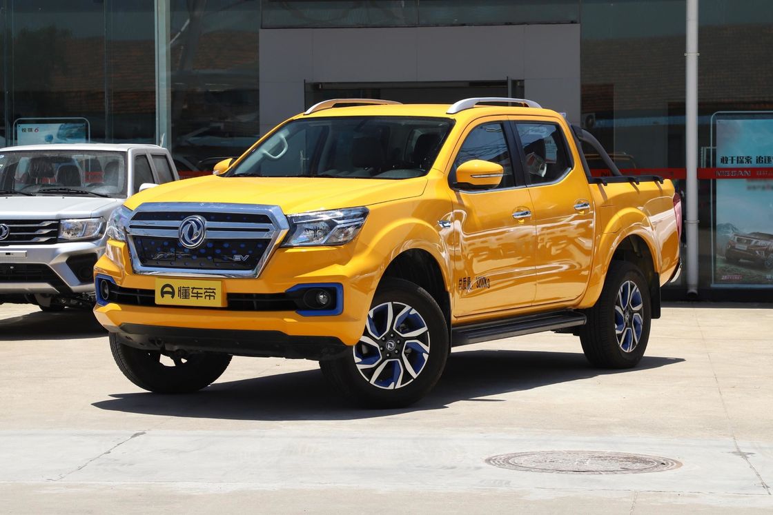 Dongfeng Rich 6 de alta velocidad y largo alcance 4WD camioneta eléctrica para 5 pasajeros