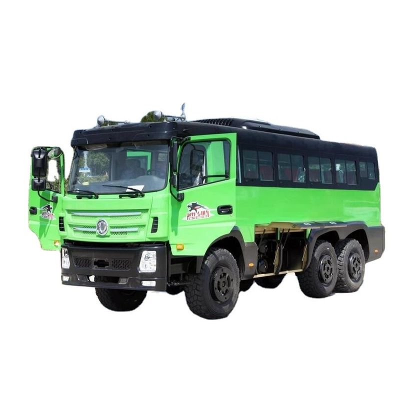 Cummins B210 Motor 27 asientos 6x6 Autobús fuera de carretera Autobús para exploración fuera de carretera