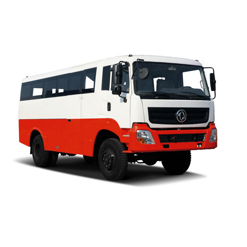 30 asientos 4X4 4WD Autobús de tamaño medio de doble circuito Freno de aire completo y aire acondicionado Dongfeng EQ6750ZT