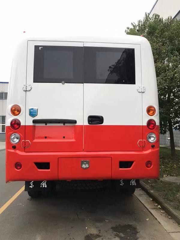 30 asientos 4X4 4WD Autobús de tamaño medio de doble circuito Freno de aire completo y aire acondicionado Dongfeng EQ6750ZT