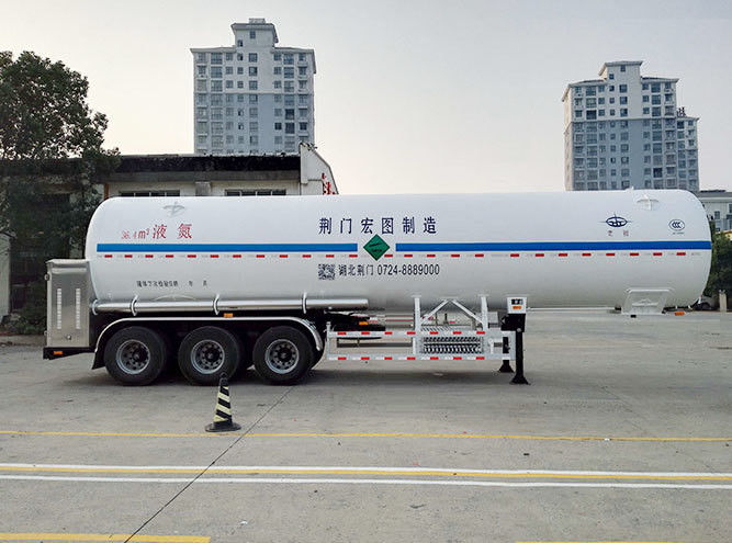 2.1 MPa Presión de prueba de hidrógeno CIMC LINYU Howo Chasis 8*4 Tanque de transporte de gas Semirremolque