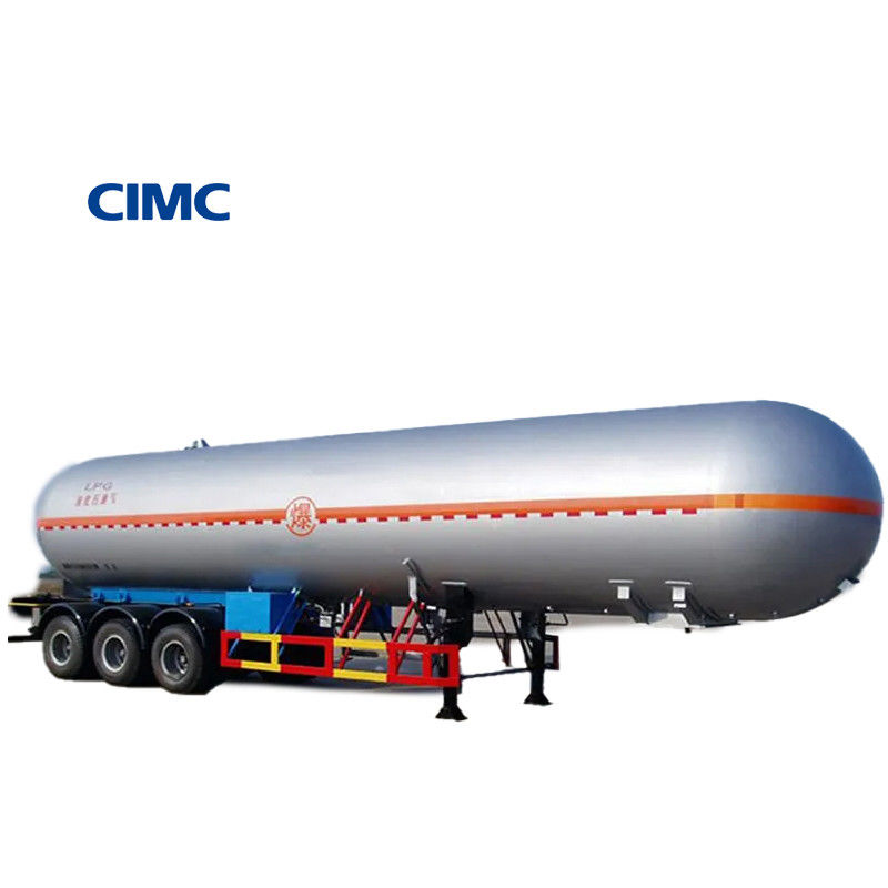 Peso total Aproximadamente 34000kg CIMC LINYU Cisterna de GLP Semirremolque para el transporte de gas Beneficio