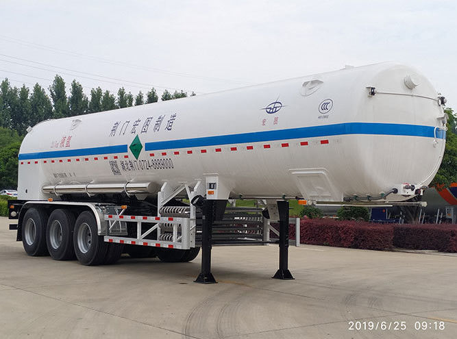 Capacidad de 50m3 Cisterna de GLP Semirremolque con temperatura de diseño de -20/50C de CIMC LINYU