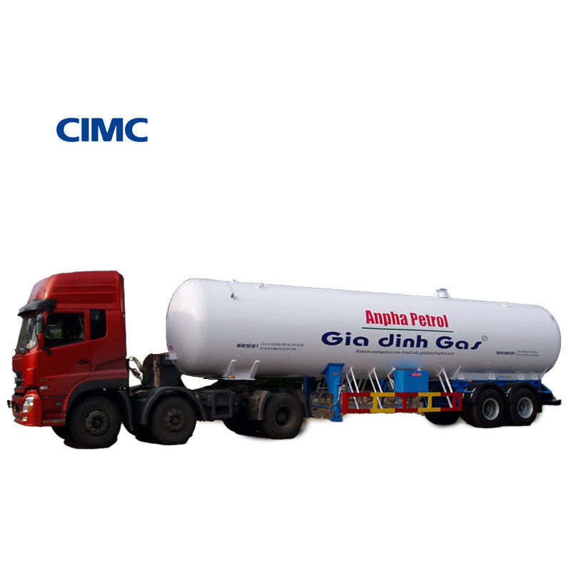 CIMC LINYU 50m3 Cisterna de GLP Semirremolque para el transporte de gas Camión Camión remolque -20/50C