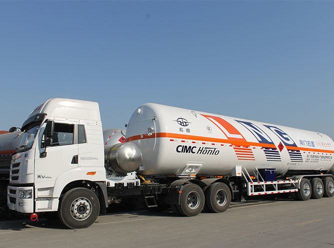 CIMC LINYU 50m3 Cisterna de GLP Semirremolque para el transporte de gas Camión Camión remolque -20/50C
